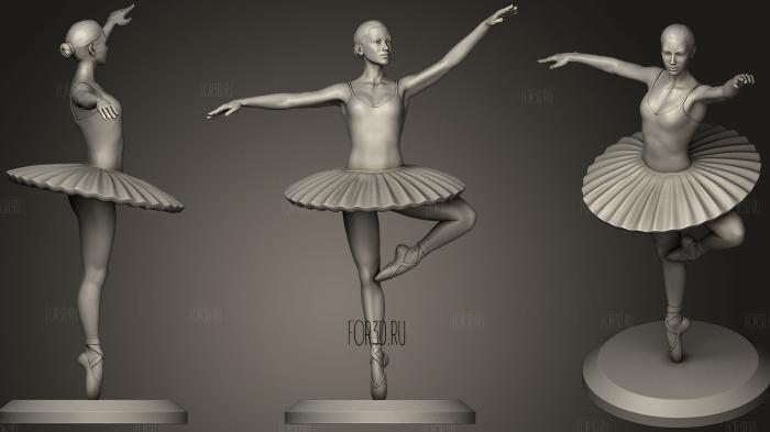 Артист балета 03 3d stl модель для ЧПУ